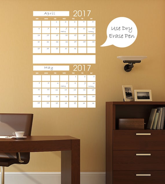 Dry Erase Calendar Dry Erase Wall Calendar Vertical This
