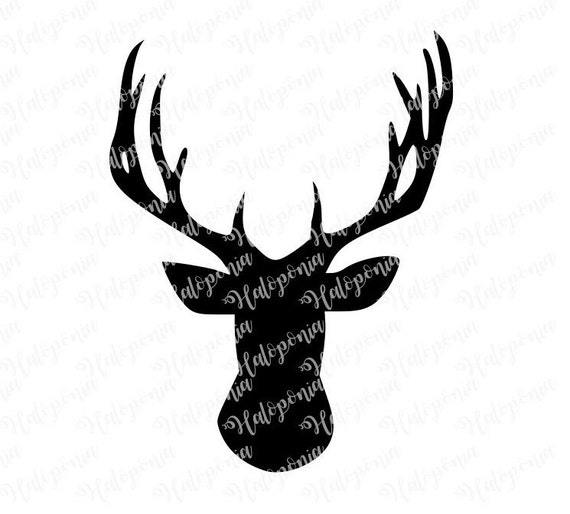 Download Deer Head Silhouette SVG File