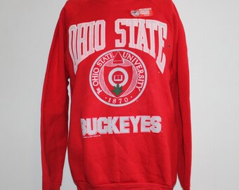Vintage Deadstock Ohio State Buckeyes NCAA Crewneck Sweatshirt L