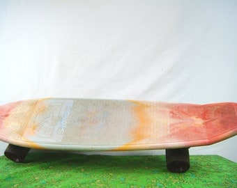 Vintage Caliente 500 SKATEBOARD - 70s Skateboard by Modern Plastics Co., Compton California - Calienta Banana Board - Longboard