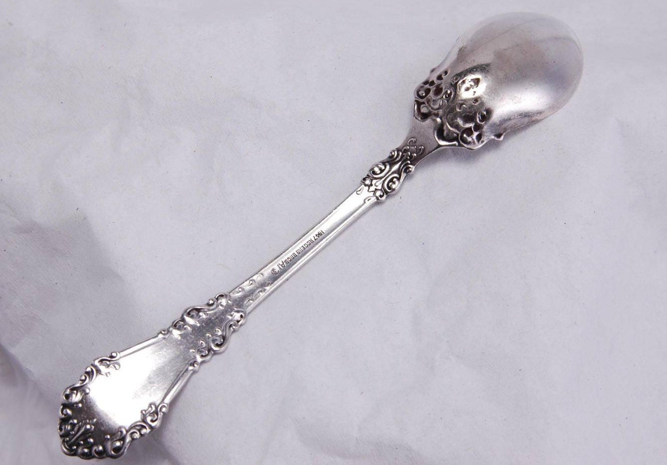 Antique Sterling Spoon 1847 Rogers Bros A1 Berkshire Silver