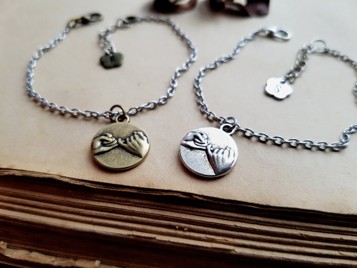 2 Pinky Promise Bracelets Best Friends Bracelets 2 Pinky