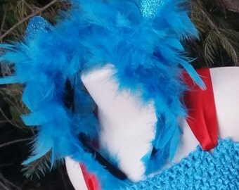 Handmade Rainbow Dash Ears, My Little Pony Ears, Rainbow Dash Costume, My Little Pony Costume, Rainbow Dash Headband, Pony Headband