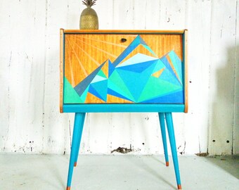 Cocktail Cabinet, Mid Century Furniture, Vintage Drinks Cabinet, Vintage Storage