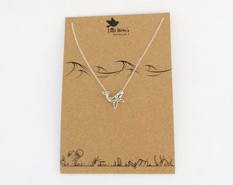 Whale Necklace // Dainty Necklace • Nautical Jewellery • Orca Necklace • Whale Jewellery • Silver Necklace • Gift for Her