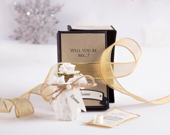 Will you be My Bridesmaid Message in a Bottle Proposal. Asking Bridesmaids. The ORIGINAL ONE.