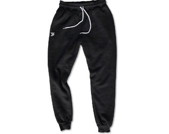 EVERFITTE LOGO Unisex Drawstring Joggers, Sweatpants, Athleisure, Gym Style, Graphic, Screen Print, Workout Pants