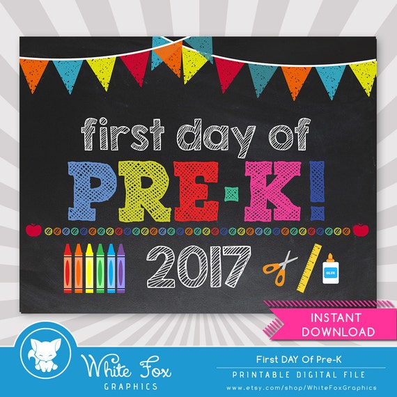 first-day-of-pre-k-sign-editable-first-day-of-school-sign-etsy