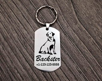 Dog Tag, Pet ID Tag, Personalized Dog Tag, Personalized Pet ID Tags, Dog Tag for Dogs, Custom Dog Tag, Stainless Steel Pet ID Tags