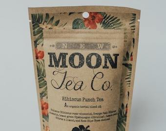 Hibiscus Punch Organic Herbal Tea / Iced Tea