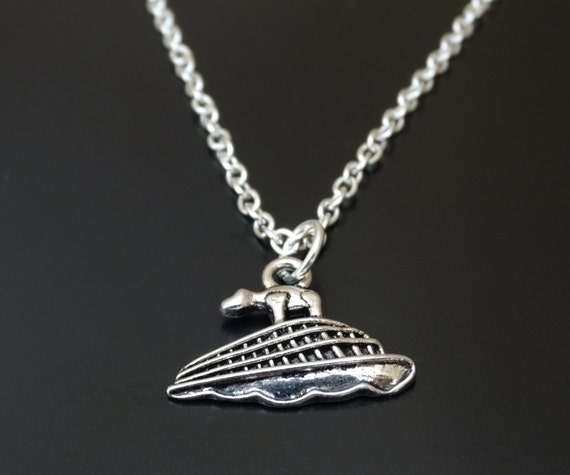 Cruise Ship Necklace Cruise Ship Jewelry Cruise Ship Charm