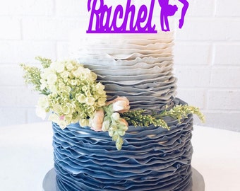 Gymnast Cake Topper Set Name Cake Topper Gymnast birthday party decorations gymnast baby shower gymnastra gymnastics cake topper girls topp