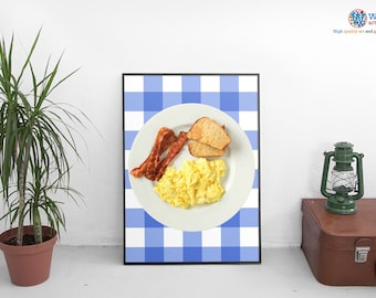 Ron Swanson Breakfast poster / Print / Art - Parks and Recreation