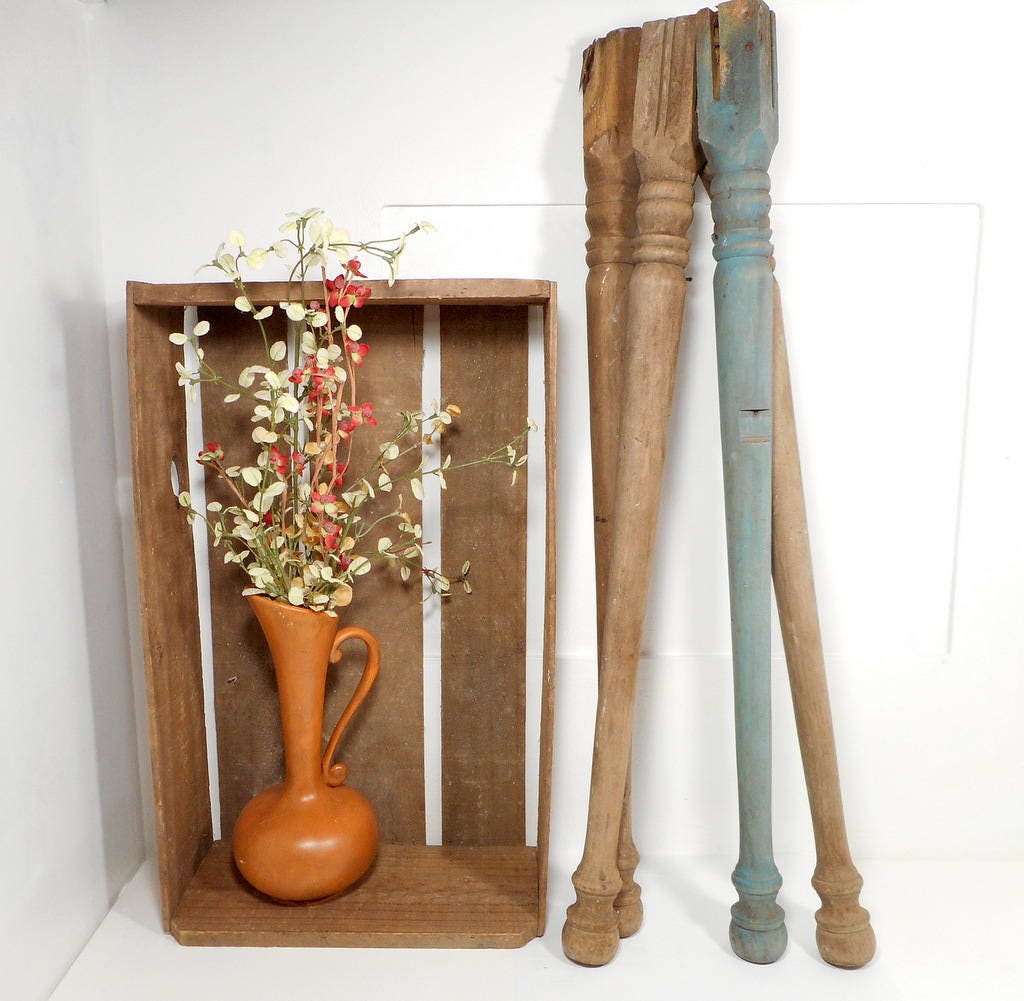 Reclaimed Antique Table Legs Vintage Farmhouse Table Legs