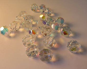 12 x art 5000 col CRYSTAL AURORE BOREALE - 11 mm