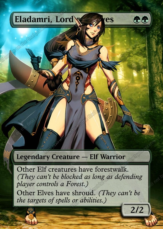 Eladamri Lord of Leaves For Magic Casual Play Only MTG