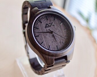Mens Wooden Watch, FREE Engraving, Personalized Wooden Watch, Gift for him, Wooden Watch for Men, Mens Watch, Wooden Watch, Wood Watch Men