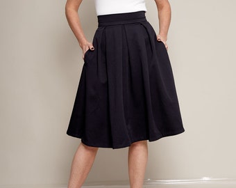 Pleated skirt sewing pattern size 34-46 - Just Patterns #1101