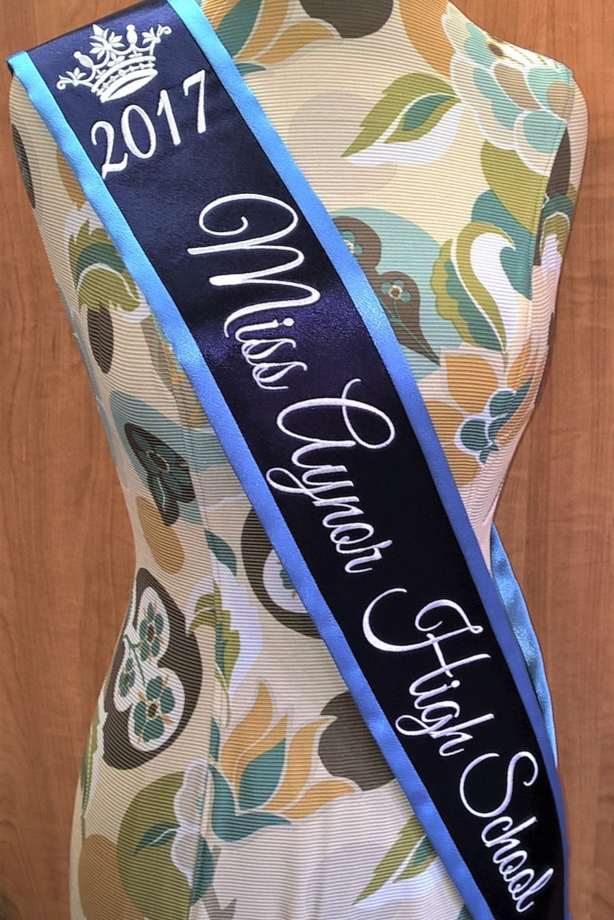 Personalized School Sash Homecoming Sash Pageant Sash   Il Fullxfull.1113462710 Ctjl 