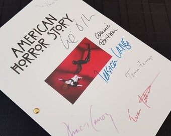 American Horror Story TV Script with Signatures/Autographs Reprint