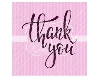 Thank You Stencil Printable