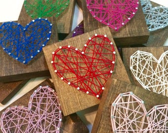 Heart string art | Etsy