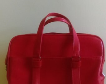 Red Samsonite Silhouette Carry-on Bag/Suitcase/Luggage.