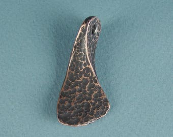 Hand Forged Copper Pendant ( #1E )