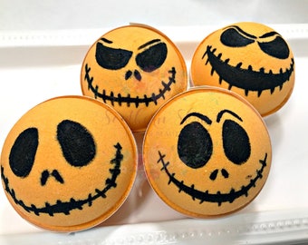 Halloween Bath Bomb | Holiday Bath Bomb | Jack-o-lantern | Gift Ideas | Gifts for Her | Holiday Gifts | Basic | Pumpkin Spice