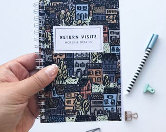 House to House Return Visit Notebook, JW Gift, Pioneer Gift, Jehovah's Witnesses, Pioneer School Gift, Best Life Ever, Baptism Gift