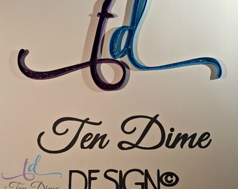 Business Logo//Logo//Quilled Artwork//Linear Art//Framed Art//Gift//For Her//For Him//Business Gift//Grand Opening