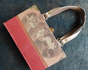 Jane Eyre book bag - Charlotte Bronte - Handmade - Upcycled book - Bag made from a book