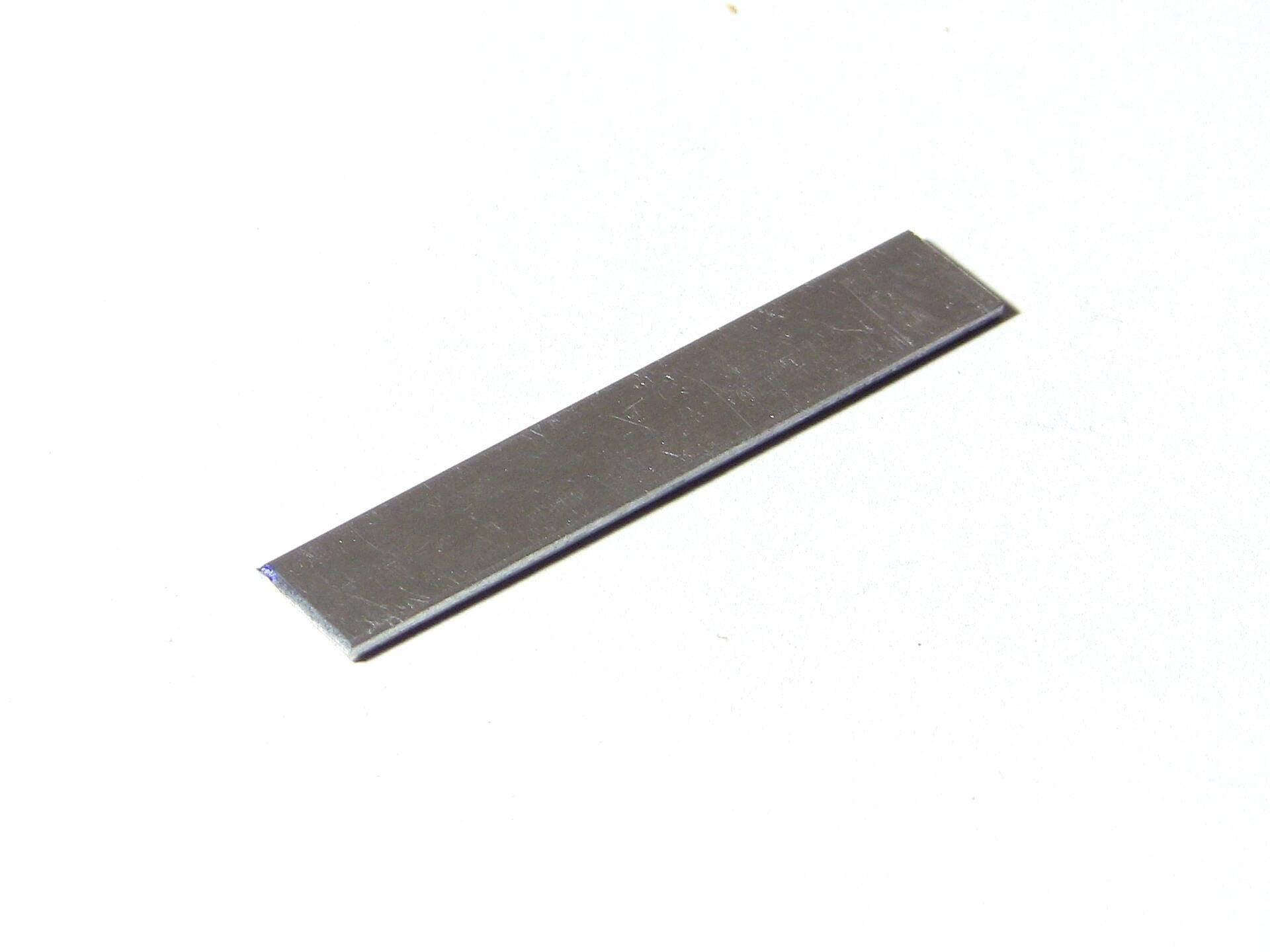 Aluminum Jewelry Blanks 20 Ga. .032 x .375 x 2 in. Bar Necklace