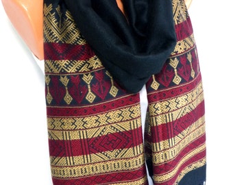 Scarf, Shawl, Wrap, Mens Pashmina Scarf, Pashmina Scarves, Pashminal Shawl, Unisex Scarf, Mens Scarf for Fall and Winter Fashion Accessories