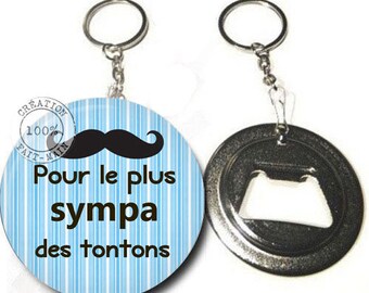 Keychain bottle opener for the most fun tontons