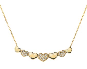 Forget Me Not Heart Necklace