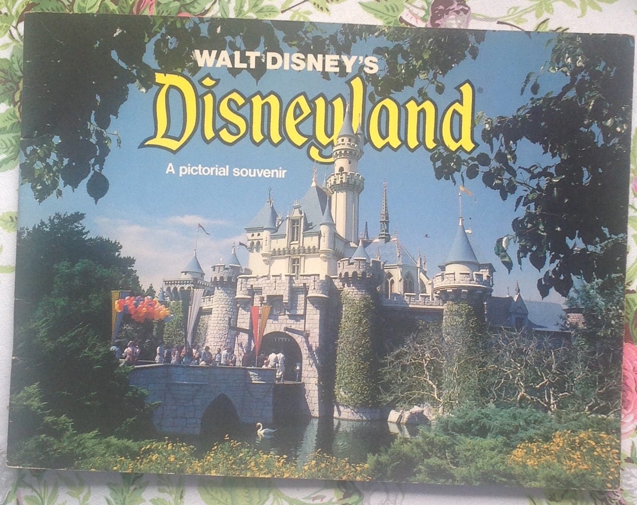 Vintage Disneyland Souvenir Book/ Walt Disney/ Disneyland