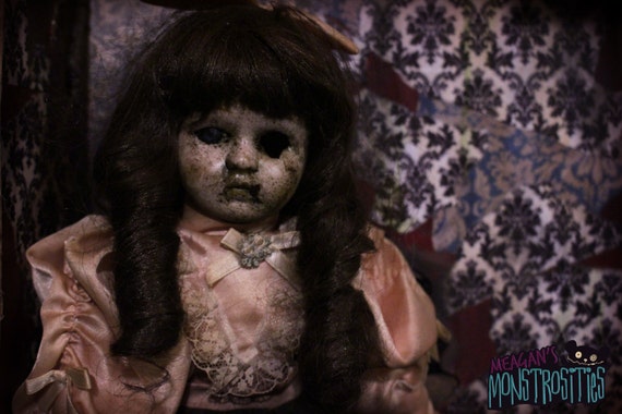 Lola Creepy porcelain doll haunted doll haunt prop horror