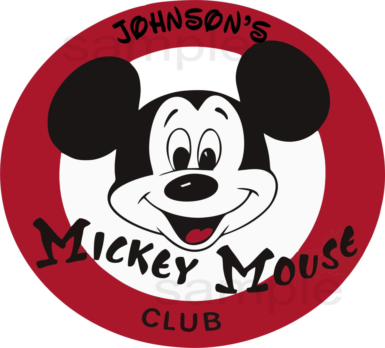Iron On Transfer Paper Mickey Mouse Club T shirt Transfer
