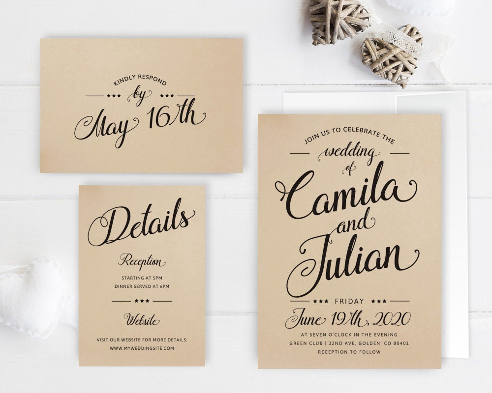 Wedding Invitations Packages 3