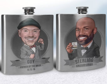 Groomsmen Flasks, Groomsmen Gifts Flasks, Personalized Groomsmen Flasks, Flasks for Groomsmen Gifts, Custom Flasks for groomsmen, Flasks Set