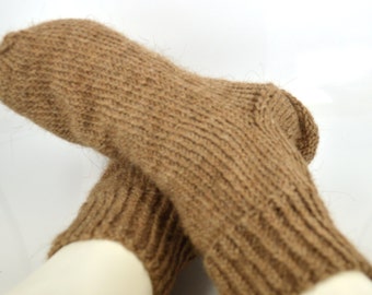 Men's socks, knitted socks, socks made of camel wool, Russian socks, made in Russia, warm socks, winter socks, wool socks men