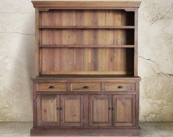 Hutch, Buffet, Sideboard, Reclaimed Wood, China Cabinet, Handmade, Rustic, Farmhouse