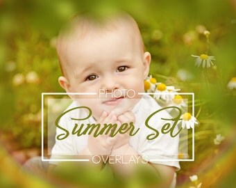 43 Summer Set photo overlays, Butterfly overlays, flower overlays, Lens flare overlays