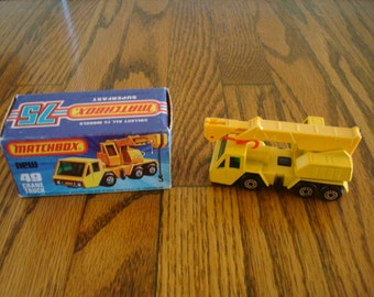 matchbox crane truck 1976