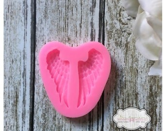 Angel wings mold chocolate fondant gum paste silicone mold