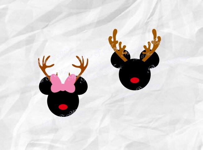 Download Reindeer Mickey SVG File Christmas Mickey Mouse Svg Reindeer