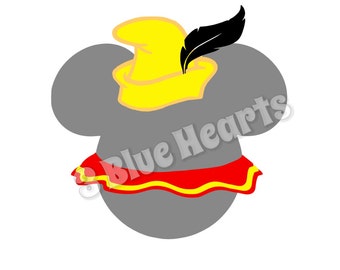 Dumbo Mickey Head SVG dxf pdf Studio, Disney Mickey Head SVG dxf pdf Studio, Dumbo Mickey Head, Mickey head svg dxf pdf studio