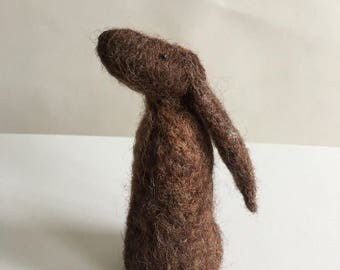Handmade Needle Felted Hare