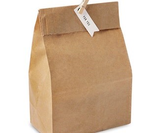 10 Medium Kraft paper bags,favor paper bags,gift paper bags,food safe paper bags,food paper bags,bakery paper bags,lined paper bags,kraft